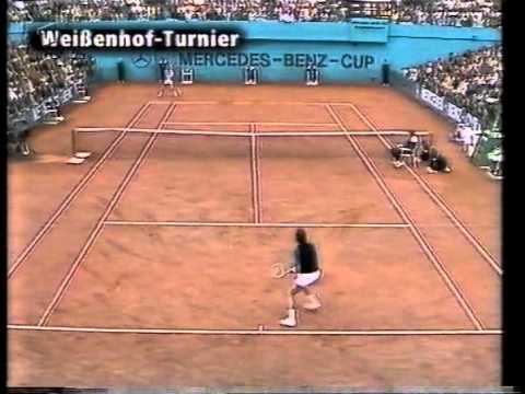 Stuttgart 1981 F Borg vs. Lendl