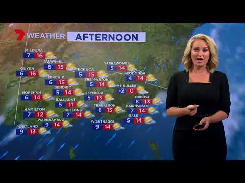 8 July 2018: 14 tomorrow with showers passing through, separated by long, sunny breaks. All dry TUE.