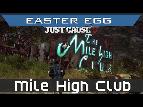 Just Cause 3 - Mile High Club Easter Egg Location