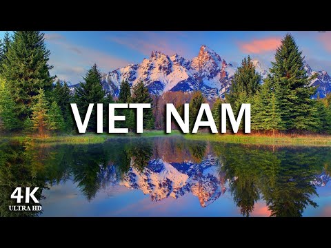 FLYING OVER VIETNAM (4K UHD) Amazing Beautiful Nature Scenery & Relaxing Music - 4K Video Ultra HD