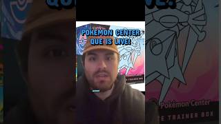 Chaos Rising Queue is LIVE at Pokemon center! Get in there! #chaosrising #pokemon #pokemoncenter