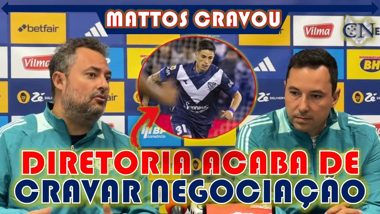 AGORA SIM DEFINIDO 😱⚠️ MATTOS E PEDRINHO JR REVELAM FUTURO DO ZAGUEIRO VALENTIN NO CRUZEIRO, MAS...