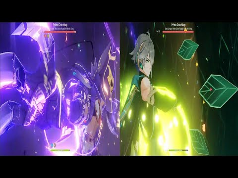 CYNO C0R1 VS ALHAITHAM C0R1, AGGRAVATE VS SPREAD , DPS SHOWDOWN , DAMAGE COMPARISON , GENSHIN IMPACT