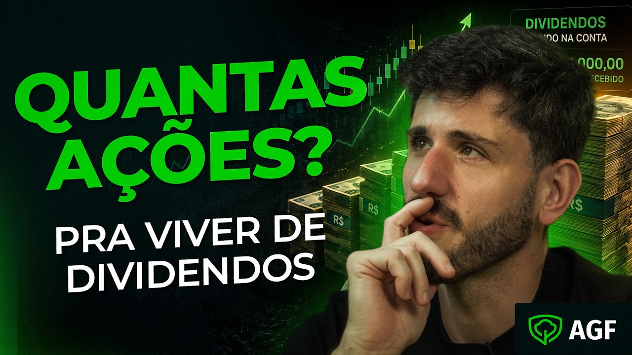 Preciso ter quantas ações para viver de dividendos?