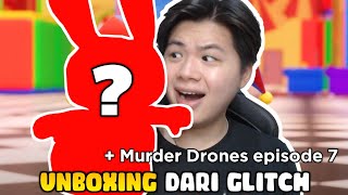 UNBOXING BONEKA GLITCH OFFICIAL SEHARGA HAMPIR 1 JUTA!! (dan update murder drones episode 7)