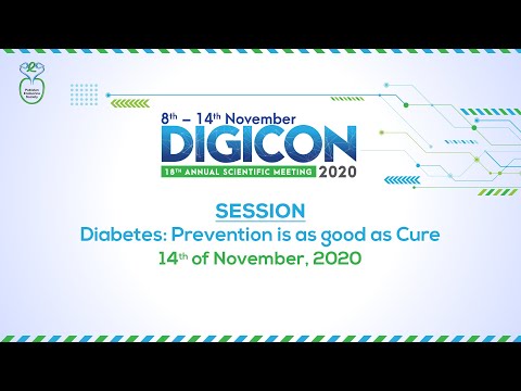 Session "Diabetes : Prevention is as good as Cure" - PES DIGICON 2020