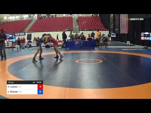 2018 Marine Corps US Open/UWW Junior Greco Roman 60 Con 4 - Vicente Loaiza (Unat) Vs. Jason Shaner