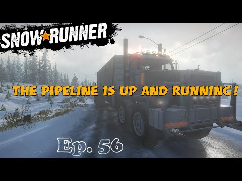 Snowrunner PS4 | Ep. 56 The pipeline is up and running!