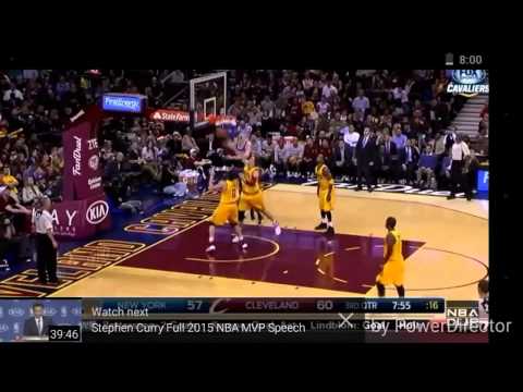 Kristaps Porzingis Put Back Slam Dunk | Cavaliers vs Knicks | 2015-16 NBA Regular Season