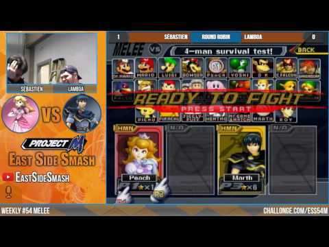 ESS Weekly #54: Sébastien (Peach, Fox) Vs Lamboa (Marth, Dr. Mario) - Round Robin - Melee