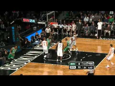 Green's Clean Up Jeff Green runs the floor and finishes with a powerful slam.