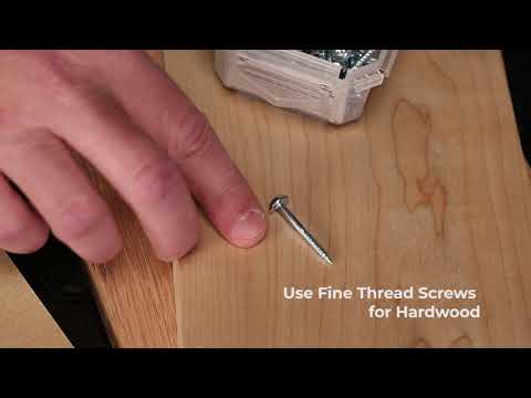 How to choose the correct Kreg screw