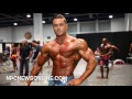 IFBB Men's Physique Pro Jason Poston 2016 Posing Backstage