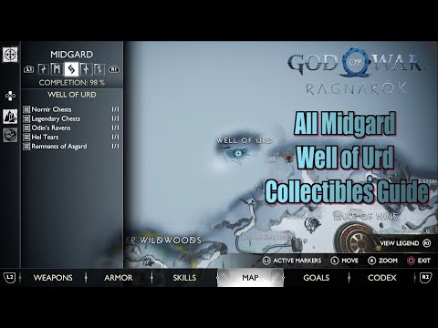 God of War Ragnarök All Midgard Well of Urd Collectibles Guide