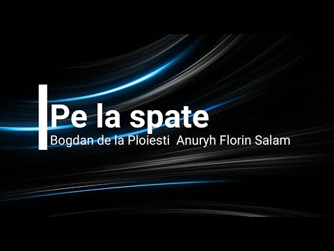 Bogdan de la Ploiesti ❌ Anuryh ❌ Florin Salam - Pe La Spate (Versuri/Lyrics)