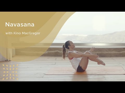 Navasana with Kino MacGregor