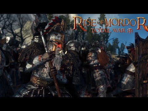 DAIN IRONFOOT LEADS HIS DWARVES INTO BATTLE! - Rise of Mordor Total War Multiplayer Siege