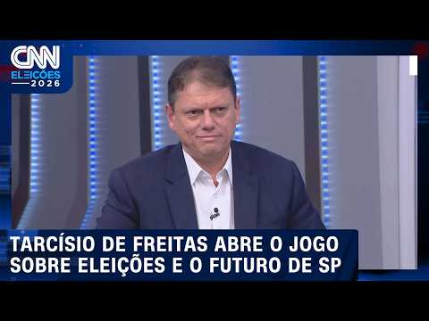 Tarcísio de Freitas na CNN: melhores momentos da entrevista sobre segurança pública e eleições 2026
