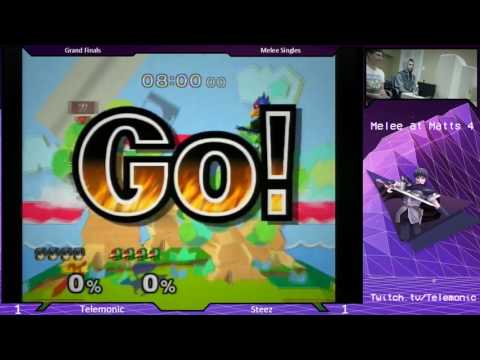 Melee at Matt's | Melee Singles: GRAND FINALS Steez vs Telemonic