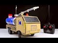 How To Make RC Fire Truck From Pepsi Cans And Cardboard Diy Remote Control Car At Home