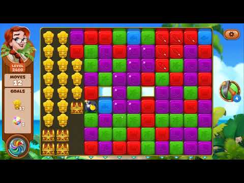 Lost Island Blast Adventure Level 2460 Gameplay