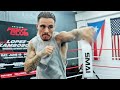GEORGE KAMBOSOS JR SHOWING OFF PACQUIAO LIKE SPEED DAYS AWAY FROM TEOFIMO LOPEZ FIGHT