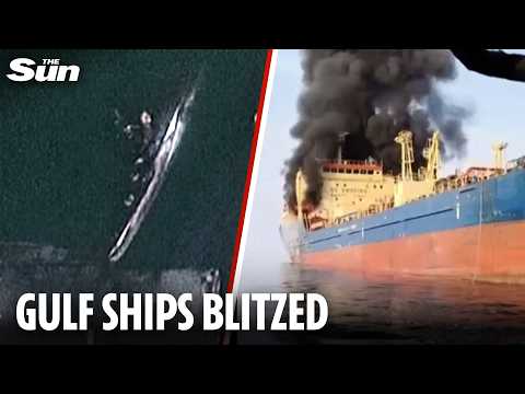 Donald Trump sinks NINE Iranian warships as three UK & US oil tankers ‘hit by Iran missiles’