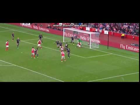 Koscielny Overhead Kick | Arsenal vs Southampton 10/09/2016