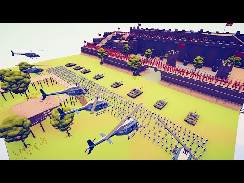 CAN SWAT TEAM CAPTURE SAMURAI CASTLE?  - Totally Accurate Battle Simulator TABS