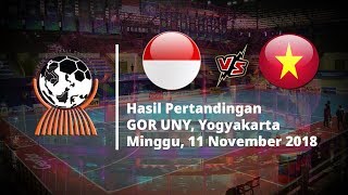 Hasil Akhir, Timnas Futsal Indonesia Rebut Posisi 3 Piala AFF Futsal 2018 Setelah Kalahkan Vietnam