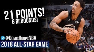 DeMar DeRozan Full Highlights at 2018 All-Star Game - 21 Pts, 6 Rebs!