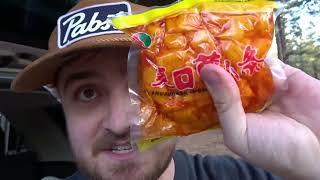 Anglo Saxon cooks Walmart Pad Thai in Flagstaff