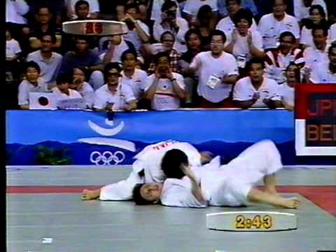 1992 Barcelona -56 C.Tateno(JPN) vs N.Flagothier(BEL)