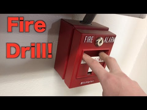 School Fire Drill #10: Pulling the Simplex T-Bar