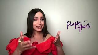 Sofia Carson and Nicholas Galitzine on Falling in Love in “Purple Hearts” video