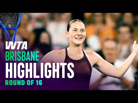 Brisbane Round of 16 featuring Kostyuk, Sabalenka, Rybakina and more | WTA Match Highlights