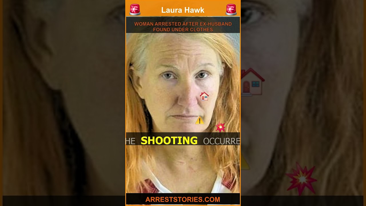 WOMAN ARRESTED AFTER EX-HUSBAND FOUND UNDER CLOTHES