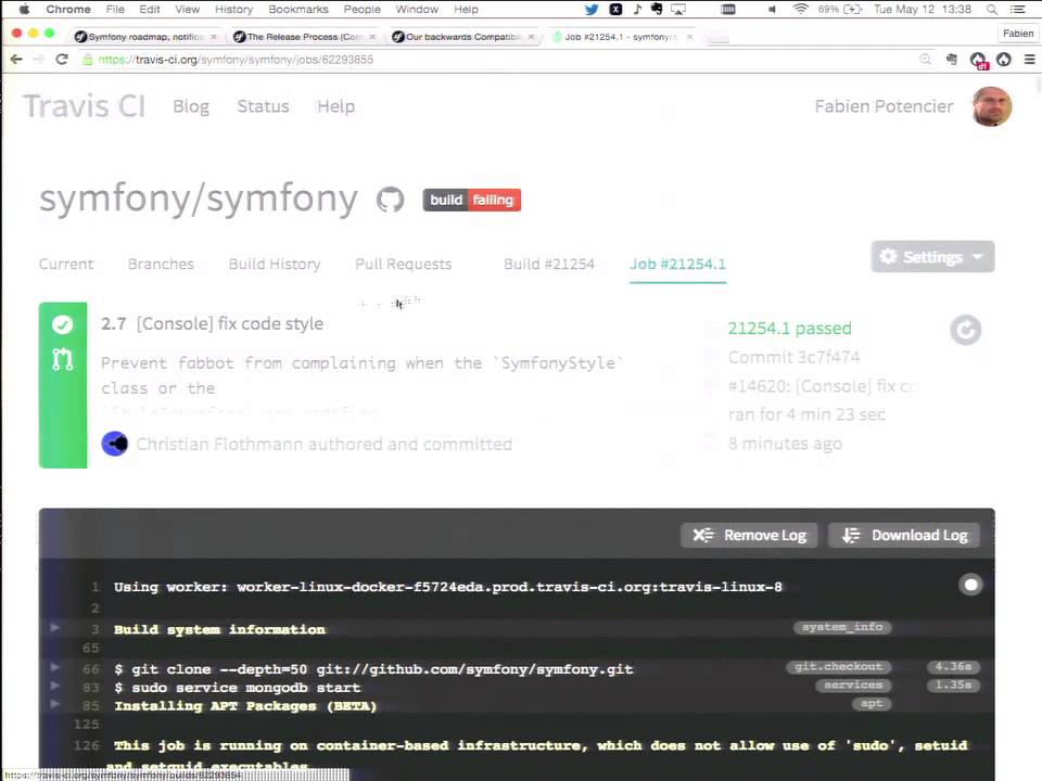 DrupalCon Los Angeles 2015: The path to Symfony 3.0