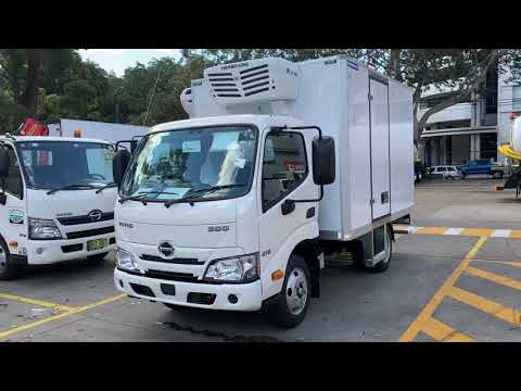 Hino Truck Sydney Australia - Hino 300 Series - TRS Thermo King Fridge Thermaxx Body