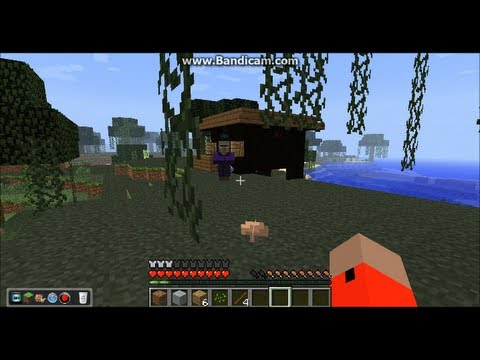 Minecraft FINDING A WITCH HOUSE / HUT Easy