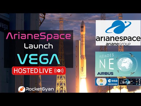 [Liftoff 36:10] Vega Launch LIVE | Arianespace Vega VV19 Mission | Pléiades Neo 4