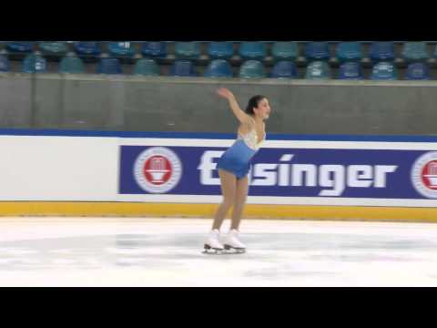 ISU 2014 Jr Grand Prix Dresden Ladies Short Program Leah KEISER USA
