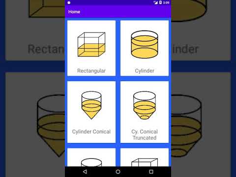 Volume Calc - Capacity Of Tank Video