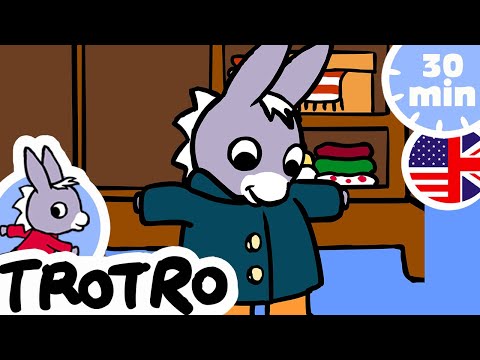 Trotro knows how to dress himself! - Animation For Kids