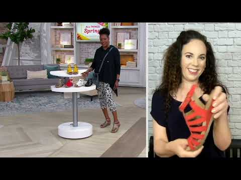Earth Origins Suede Wedge Sandals - Pippa on QVC