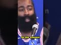 James Harden says he lost 100 POUNDS ? #shorts
