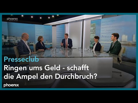 Presseclub: Ringen ums Geld - schafft die Ampel den Durchbruch?