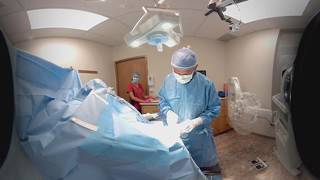 Dr. Nunez performing minimally invasive foot surgery in Stereo 4K 360