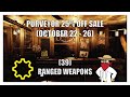 Fallout 76 - Purveyor Rolls - 39 Ranged Weapon Rolls - October 22-26 - 25% Off Sale!