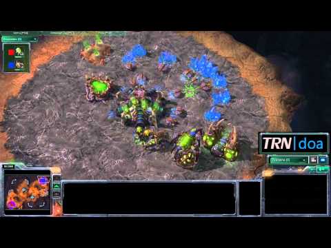 MorroW vs MadFrog ZvZ Blistering Sands part 1 of 2